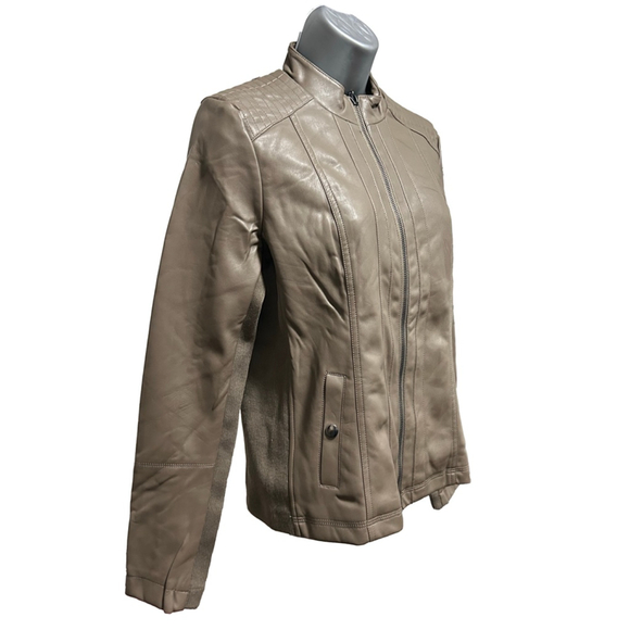 NWT Philosophy Faux Leather fitted jacket size small - Picture 2 of 13